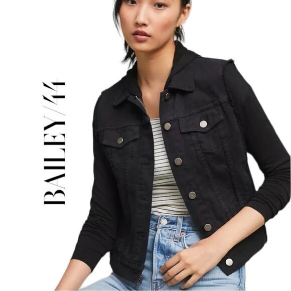 Bailey 44 Jackets & Blazers - Bailey 44 “Janis” Olive Hooded Jacket, Minimalist, Coastal, weekend, beach, XS/S